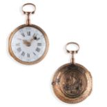 FRIEFFE, OROLOGIO DA TASCA IN ORO, FRANCIA 1820