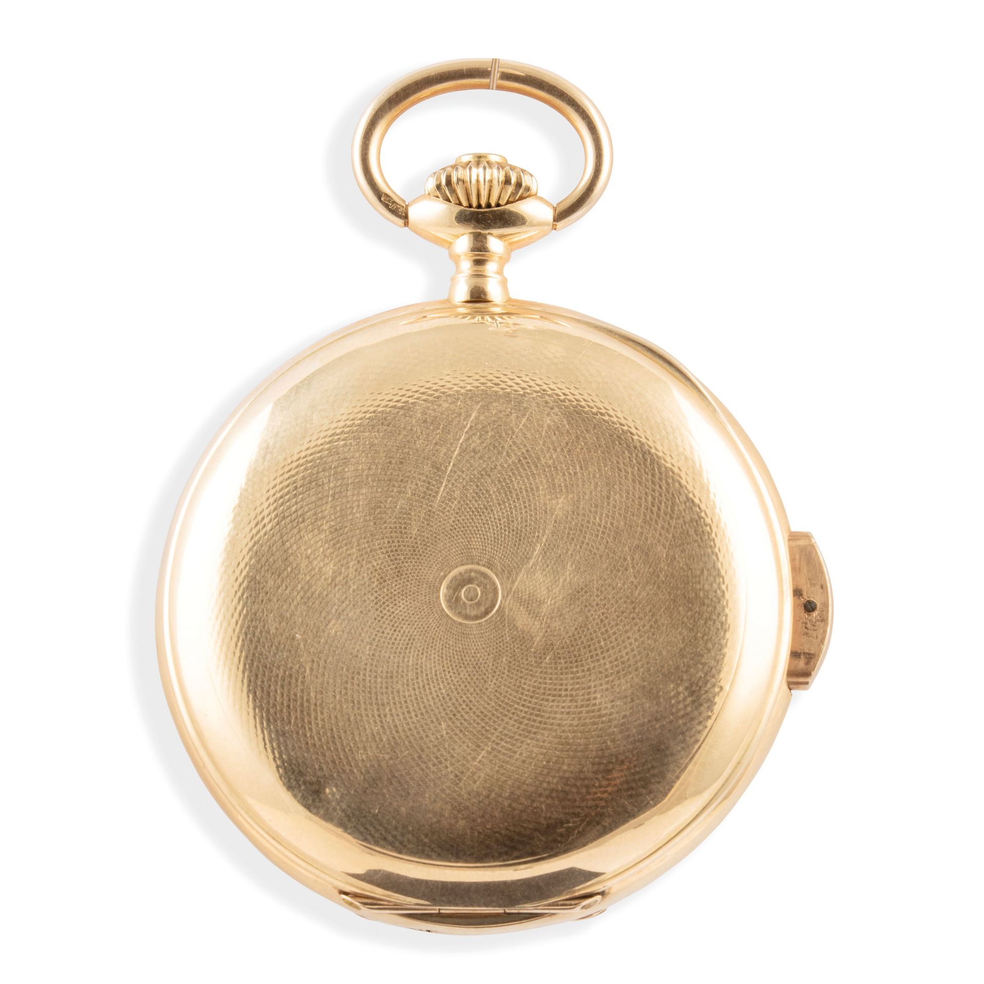 LONGINES, RIPETIZIONI QUARTI, OROLOGIO SAVONETTE IN ORO, 1910 - Image 3 of 6