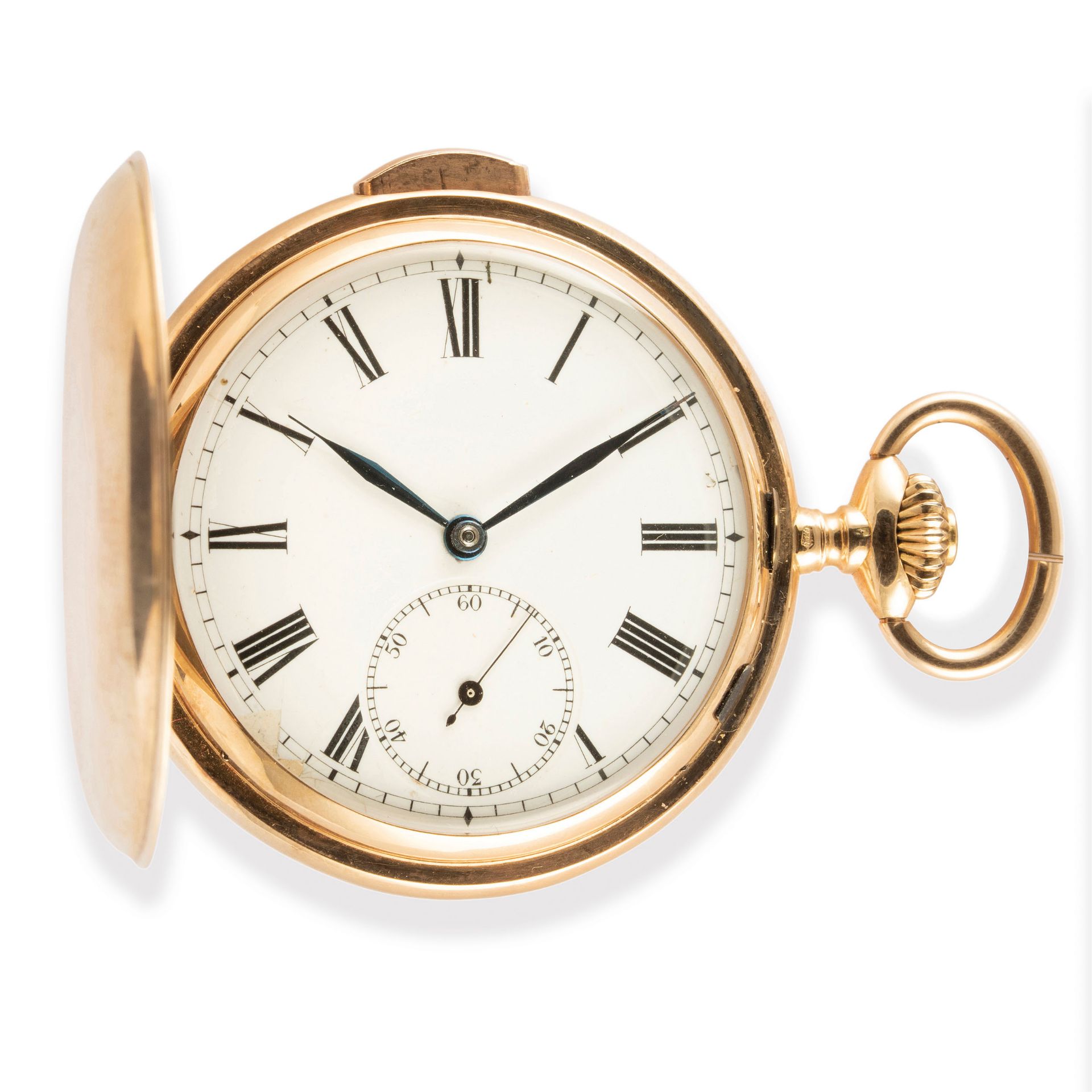 LONGINES, RIPETIZIONI QUARTI, OROLOGIO SAVONETTE IN ORO, 1910 - Image 2 of 6