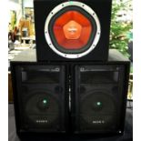 Pair of Sony SRP-S800 speakers and a Sony Xplod 1200w speaker. Not available for in-house P&P,