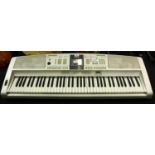 Yamaha portable grand DGX-305 electric keyboard. Not available for in-house P&P, contact Paul O'