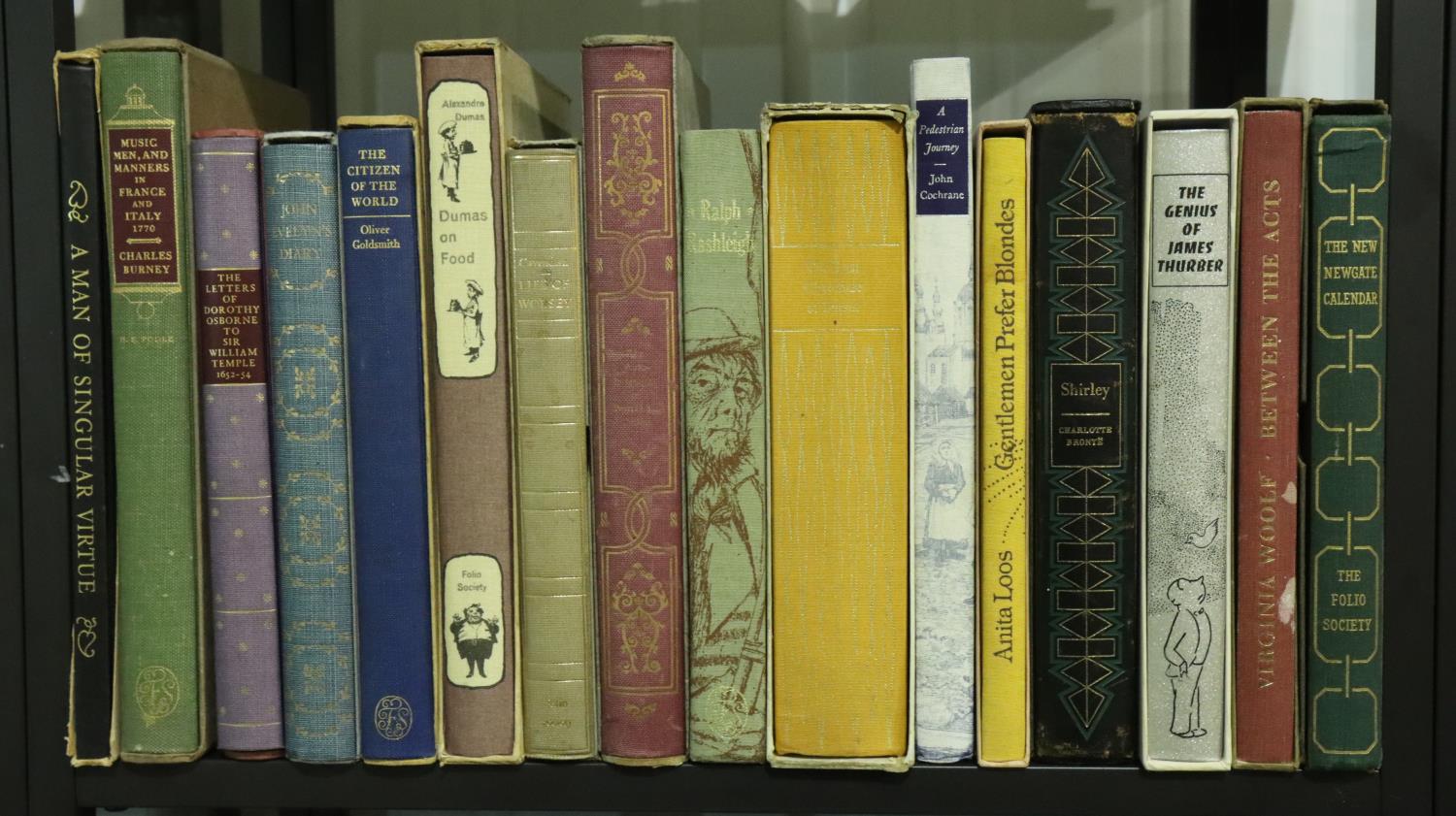 Three shelves containing fifty Folio society books. Not available for in-house P&P, contact Paul O' - Image 2 of 4