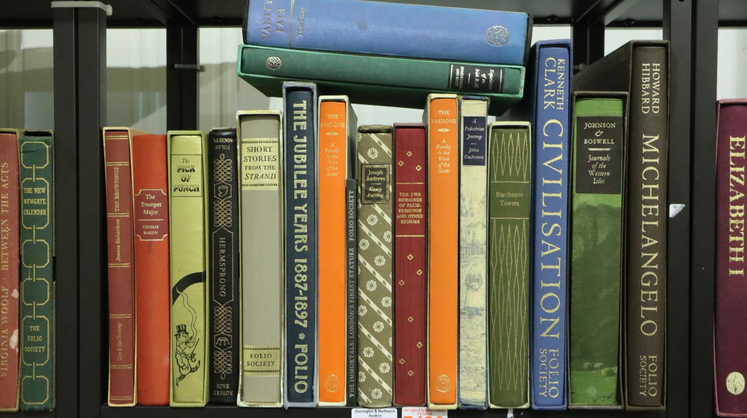 Three shelves containing fifty Folio society books. Not available for in-house P&P, contact Paul O' - Image 3 of 4