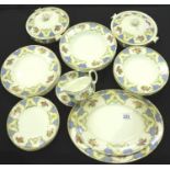 Woods Ivory Ware dinner service of twenty eight pieces. Not available for in-house P&P, contact Paul