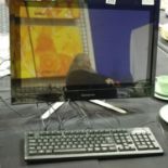 Lenovo all in one PC running Windows 8, with keyboard, mouse and power supply, username and password