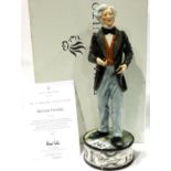 Royal Doulton boxed limited edition figurine, Michael Faraday, 229/350, H: 30 cm. P&P Group 2 (£18+