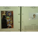 Substantial stamp collection celebrating the life of Princess Diana including covers, mint stamp