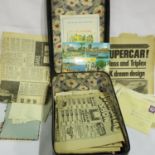Case containing large quantity of correspondence with Joseph Locke and other 1950s celebrities. P&