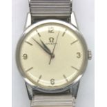 Omega; gents mechanical wristwatch on expanding bracelet, working at lotting. P&P Group 1 (£14+VAT