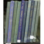 Ten volumes Aircraft Of The Fighting Powers Of WWII. Not available for in-house P&P, contact Paul