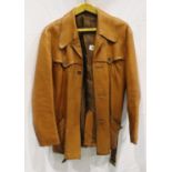Hepworth 1970 Nappa leather jacket, size M, light discolouration, two buttons detached but