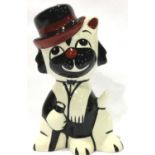 Lorna Bailey cat, Moonlight, H: 13 cm. No cracks, chips or visible restoration. P&P Group 1 (£14+VAT