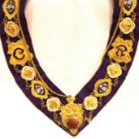 Masonic ornate collar. P&P Group 1 (£14+VAT for the first lot and £1+VAT for subsequent lots)