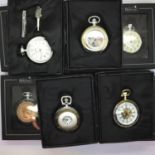 Ten Heritage Collection modern pocket watches, boxed. P&P Group 1 (£14+VAT for the first lot and £