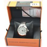 Stuhrling; gents new old stock wristwatch, working at lotting up. P&P Group 1 (£14+VAT for the first