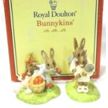 Boxed Royal Doulton Bunnykins limited edition figurine 2096/3000, Tennis and Strawberries, no crack
