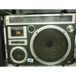 JVC model RC 550w boombox radio cassette player. Not available for in-house P&P, contact Paul O'