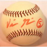 Wilson Official League baseball bearing indistinct signature. P&P Group 1 (£14+VAT for the first lot