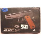 New old stock unopened airsoft pistol. P&P Group 1 (£14+VAT for the first lot and £1+VAT for