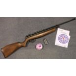 Crosman Sheridan 2260 22 CO2 rifle with CO2s, pellets and targets. P&P Group 3 (£25+VAT for the