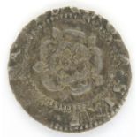 1601 Scottish silver hammered penny of James I, Rose/Thistle. P&P Group 1 (£14+VAT for the first lot