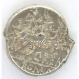 138 BC Renius silver denarius of Republic, with Biga of Goats. P&P Group 1 (£14+VAT for the first