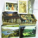 Box of approximately 600 postcards. Not available for in-house P&P, contact Paul O'Hea at