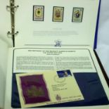 Royal Wedding mint stamp Commonwealth album, 60% complete and a British Commonwealth first day cover
