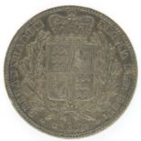 1845 crown of Queen Victoria, Cinquefoil Stops. P&P Group 1 (£14+VAT for the first lot and £1+VAT