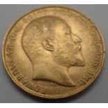 1905 sovereign of Edward VII. P&P Group 1 (£14+VAT for the first lot and £1+VAT for subsequent lots)
