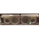 Philips pair of H1-Q 8365 bass reflex speakers. P&P Group 3 (£25+VAT for the first lot and £5+VAT