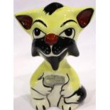 Lorna Bailey cat, Make My Day, H: 11 cm. No cracks, chips or visible restoration. P&P Group 1 (£14+