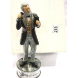 Royal Doulton Prestige limited edition figurine, Alexander Graham Bell, H: 27 cm, boxed. No