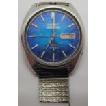 Seiko 5 Actus 23 jewel gents wristwatch, not working at lotting up. P&P Group 1 (£14+VAT for the