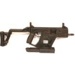 Vector 45 ACP electric semi-automatic BB firing machine gun with two mags. P&P Group 3 (£25+VAT