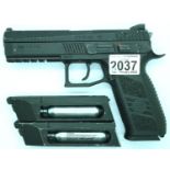 CZ P-09 CO2 pistol with three mags. P&P Group 2 (£18+VAT for the first lot and £3+VAT for subsequent