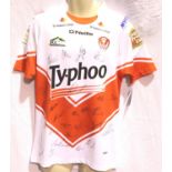 St Helens 2014 signed Grand Final shirt. P&P Group 1 (£14+VAT for the first lot and £1+VAT for