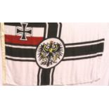 Imperial German WWI replica battle flag, 150 x 90 cm. P&P Group 2 (£18+VAT for the first lot and £