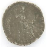 20 AD tribute penny (coin referenced by Jesus in Bible) Emperor Tiberius denarius/Pontif Maxim, 3.