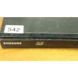 Samsung Blu Ray player, model BO-E5500. Not available for in-house P&P, contact Paul O'Hea at