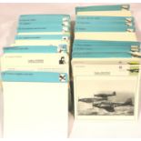 Warplanes Collectors Club, two boxes of indexed information cards. P&P Group 3 (£25+VAT for the