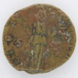 119 AD Roman bronze sestertius of Emperor Hadrian. P&P Group 1 (£14+VAT for the first lot and £1+VAT