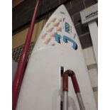 Large Windsurfing Forty John Hall design Allgaier System 52, with mast and sail. Not available for