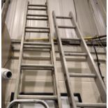 Aluminium five step platform ladder. Not available for in-house P&P, contact Paul O'Hea at Mailboxes