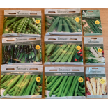 Johnsons Vegetable Seed Selection - Parsnips, Chard, Garlic Chives, Climbing French Beans, Runner