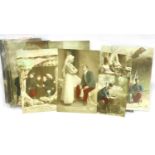 Ten WWI postcards. P&P Group 1 (£14+VAT for the first lot and £1+VAT for subsequent lots)