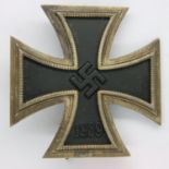 Third Reich Iron Cross first class, three part construction with magnetic iron core, marked L/15 for