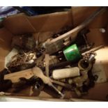 Box of mixed engineering tools. Not available for in-house P&P, contact Paul O'Hea at Mailboxes on