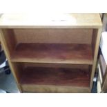 Small mahogany bookcase, 70 x 20 x 50 cm H. Not available for in-house P&P, contact Paul O'Hea at