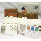 Quantity of first day covers and stamps. P&P Group 2 (£18+VAT for the first lot and £3+VAT for